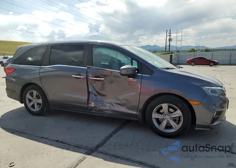 2019 Honda Odyssey Ex from USA, damaged, VIN 5FNRL6H51KB028606
